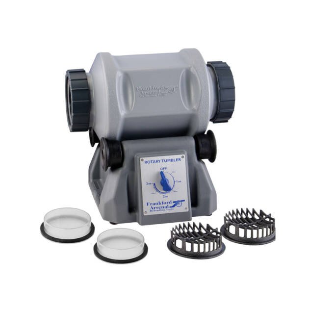 Frankford Arsenal Rotary Tumbler – Jaudīgs čaulu tīrītājs ar tērauda skaidām