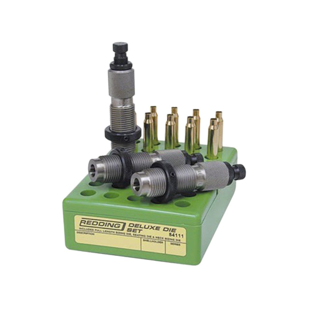 REDDING Deluxe 3-die set – For precise and long-lasting cartridge reloading